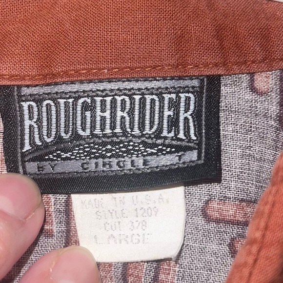 Vintage Roughrider Shirt L - Picture 4 of 5